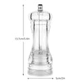 Pepper Grinder Acrylic Pepper Grinder Mill Salt and Pepper Shaker Salt Grinder Pepper Mill Adjustable Coarseness Kitchen Tool