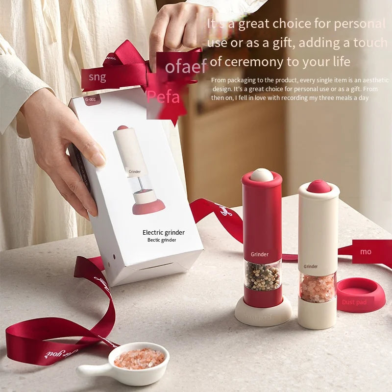 Electric Pepper Grinder for Kitchen Household Use Freshly Ground Sea Salt And Black Grain Sichuan Pepper Powder Maker