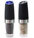 Electric Salt Pepper Mill Sets Stainless Steel Spice Pepper Grinder Kitchen Salt and Spice Adjustable Coarseness Pepper Grinder