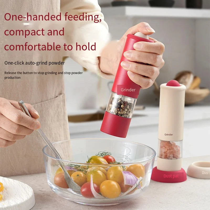 Electric Pepper Grinder for Kitchen Household Use Freshly Ground Sea Salt And Black Grain Sichuan Pepper Powder Maker