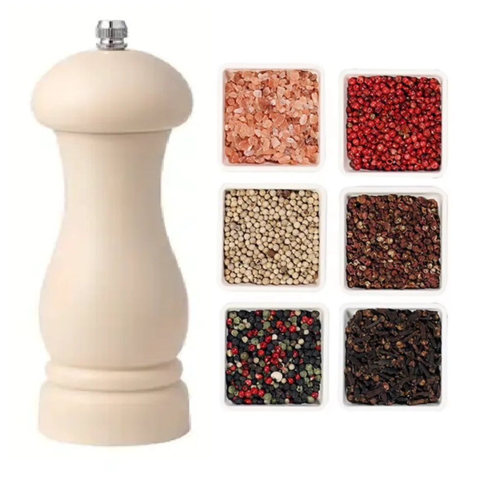 Pepper grinder, with adjustable grinder, traditional salt grinder or pepper grinder, suitable for home kitchens, restaurants or