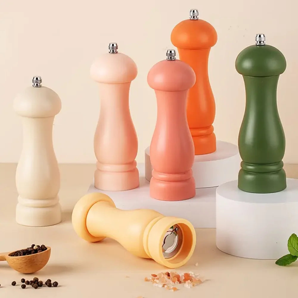 Pepper grinder, with adjustable grinder, traditional salt grinder or pepper grinder, suitable for home kitchens, restaurants or